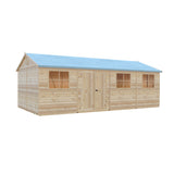 Mammoth 12x24 Double Door 12mm Shiplap Garden Shed