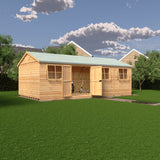 Mammoth 12x24 Double Door 12mm Shiplap Garden Shed