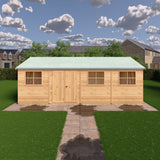 Mammoth 12x24 Double Door 12mm Shiplap Garden Shed