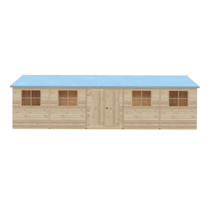 Mammoth 12x30 Double Door 12mm Shiplap Garden Shed