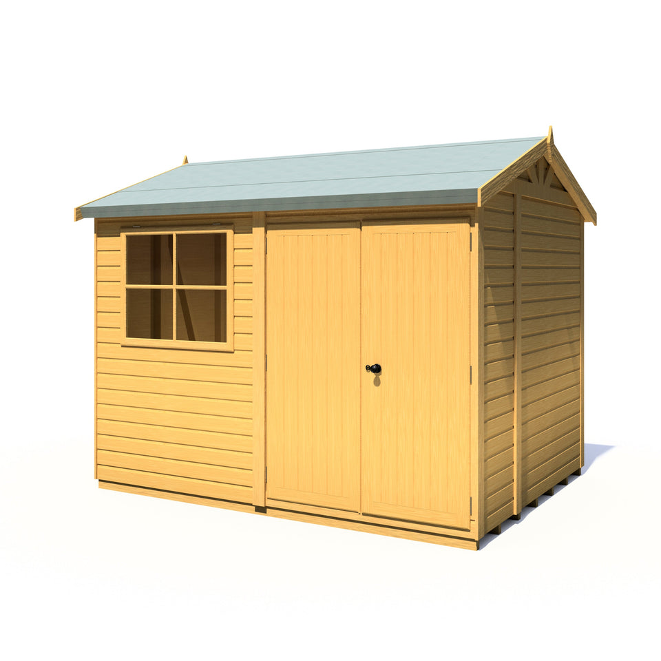 Mammoth 10x7 Single Door 12mm Shiplap Garden Shed