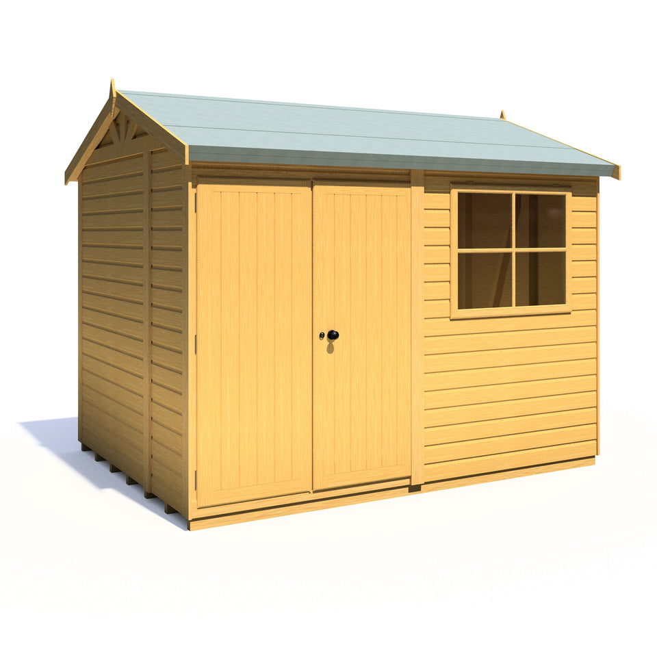 Mammoth 10x7 Single Door 12mm Shiplap Garden Shed