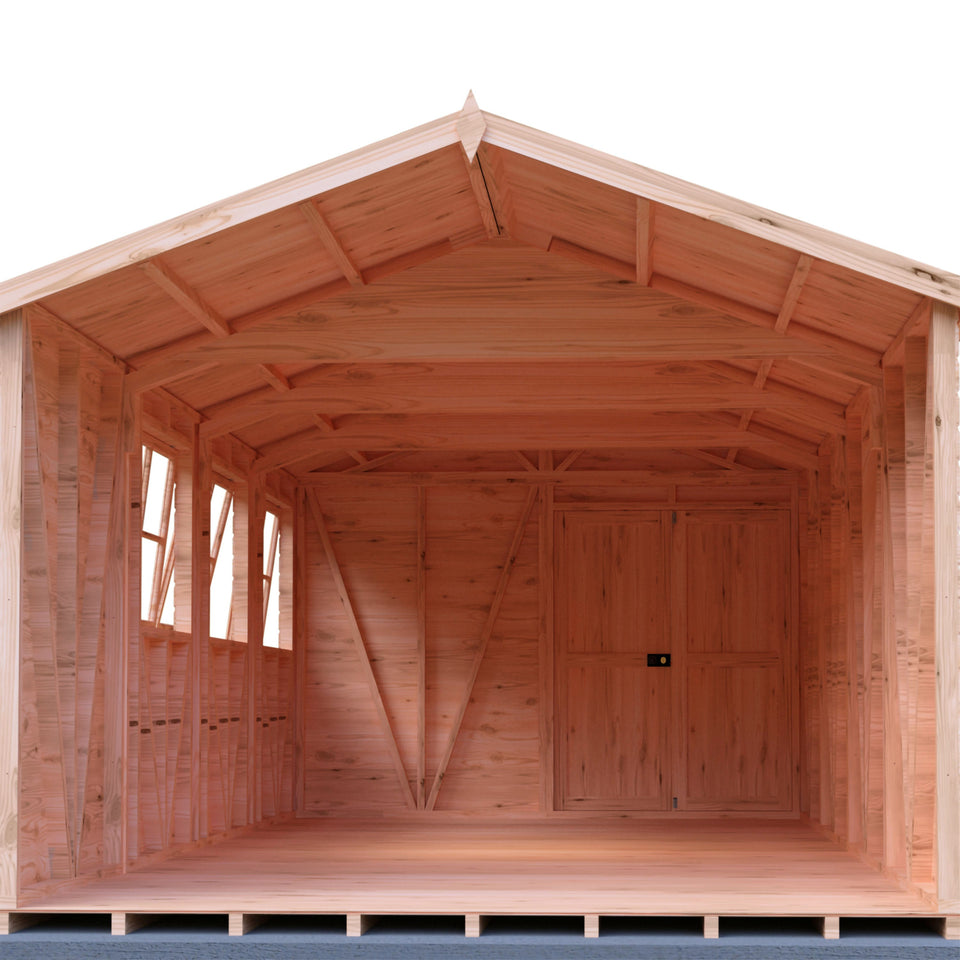 Mammoth 10x20 Double Door 12mm Shiplap Garden Shed