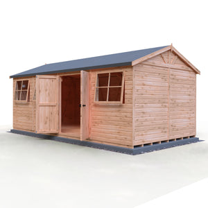 Mammoth 10x20 Double Door 12mm Shiplap Garden Shed