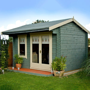 Shire Marlborough 12Gx10 Log Cabin 28mm interlock cladding