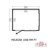10x8 insulated Garden Studio Office