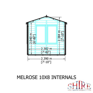 10x8 insulated Garden Studio Office