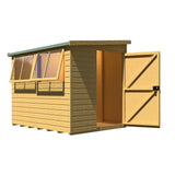 Norfolk Style B 8x6 Single Door 12mm Shiplap Garden Shed