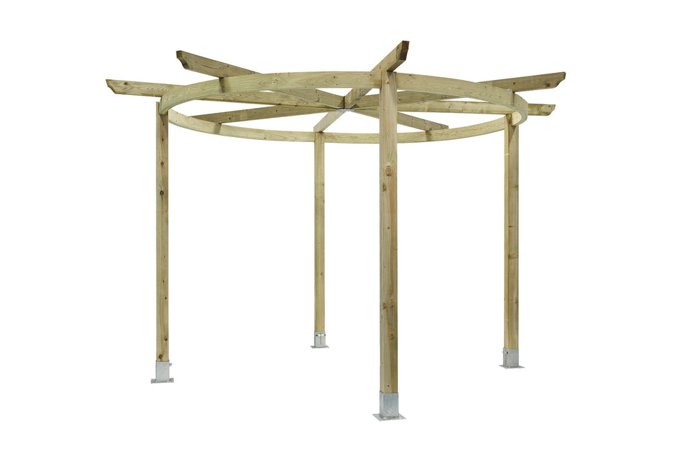 Carousel Round Wheel Pergola