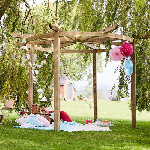Carousel Round Wheel Pergola