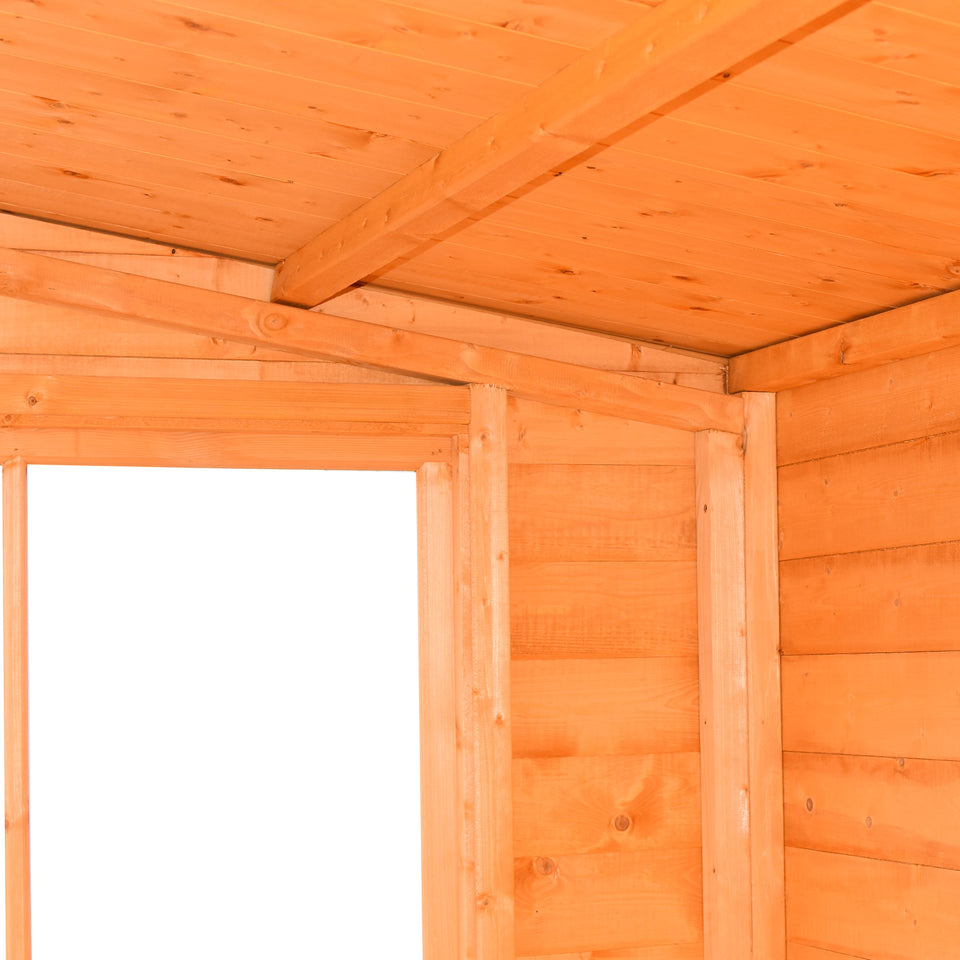 8x8 Iceni Potting Shed Style B Single Door 12mm Shiplap