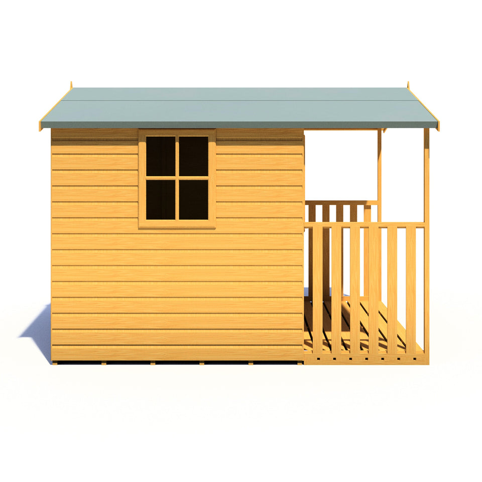 Rothesay 7x9 Garden Shed with Veranda 12mm Shiplap T&G