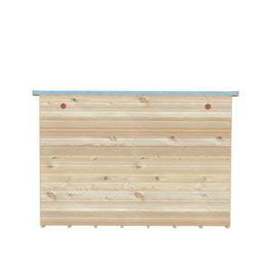 8x8 Sun Pent Potting Shed Style A Single Door 12mm Shiplap