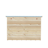 8x8 Sun Pent Potting Shed Style A Single Door 12mm Shiplap