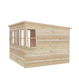 8x8 Sun Pent Potting Shed Style A Single Door 12mm Shiplap