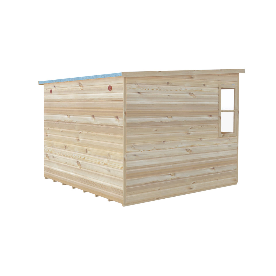 Sun Pent Potting Shed Style B 8x8 Single Door 12mm Shiplap