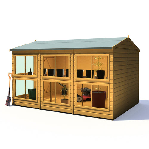 8x12 Sunhut Potting Shed with double doors