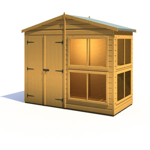 8x4 Sunhut Potting Shed with double doors