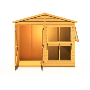 8x4 Sunhut Potting Shed with double doors