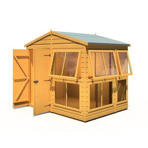8x6 Sunhut Potting Shed with double doors