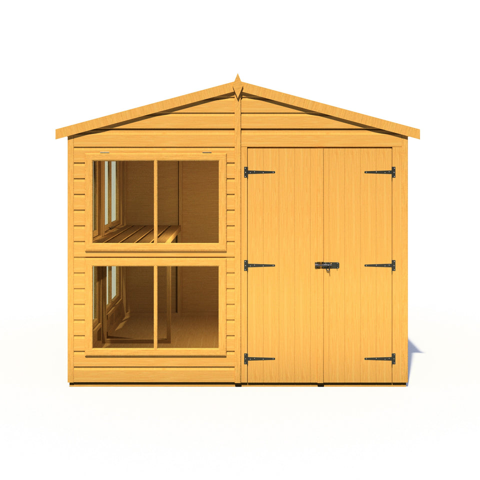 8x8 Sunhut Potting Shed with double doors