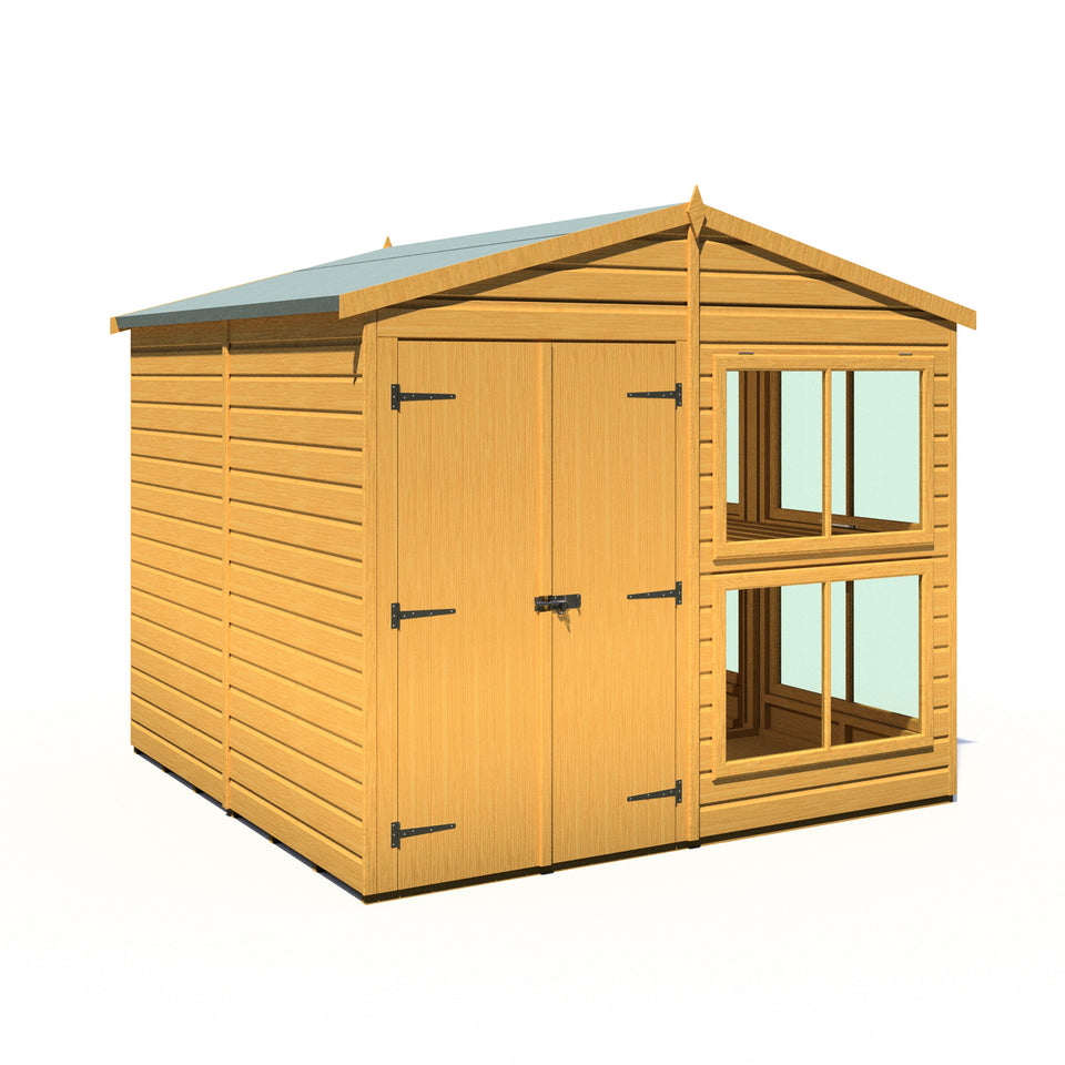8x8 Sunhut Potting Shed with double doors