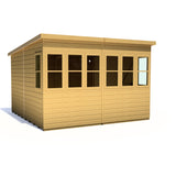 Sun Pent Potting Shed 10x10 Single Door 12mm Shiplap