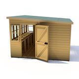 Sun Pent Potting Shed 10x10 Single Door 12mm Shiplap