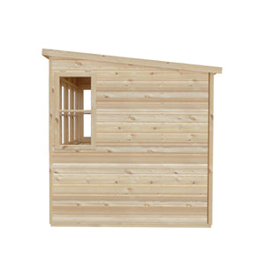 6x6 Sun Pent Potting Shed Style A 6x6 Single Door 12mm Shiplap