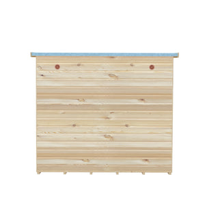 6x6 Sun Pent Potting Shed Style A 6x6 Single Door 12mm Shiplap