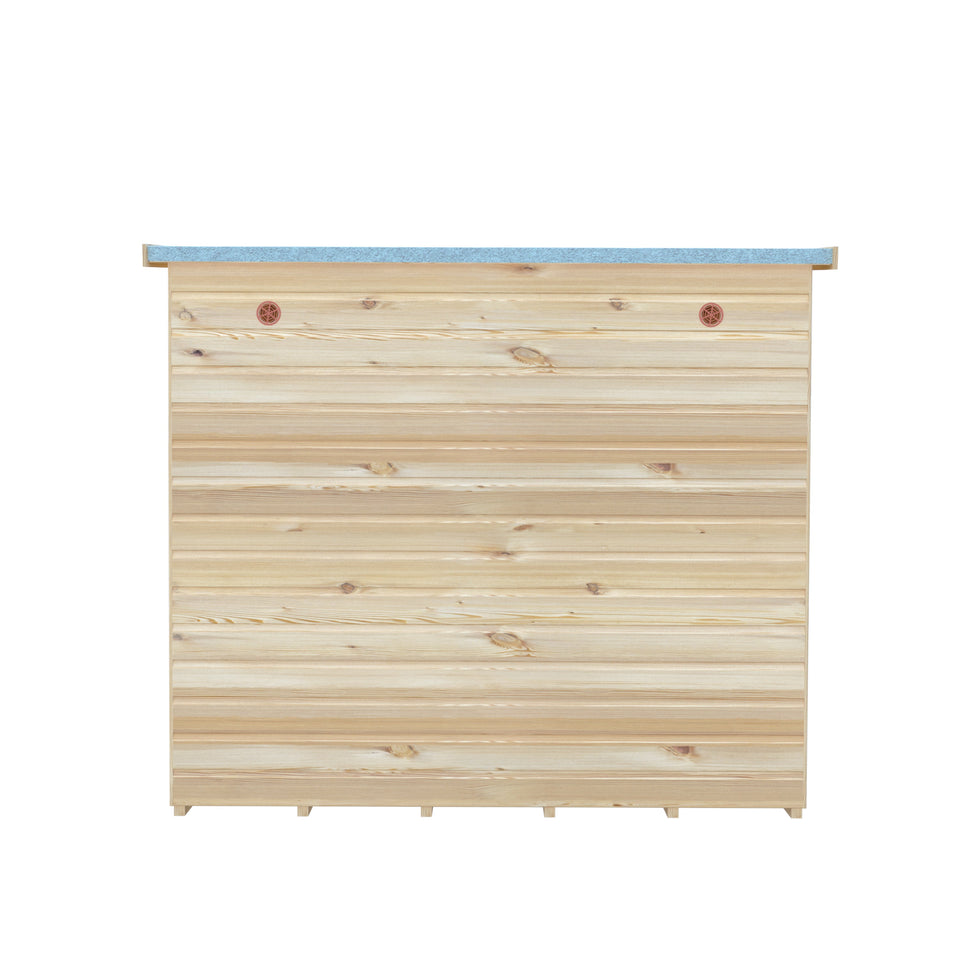 6x6 Sun Pent Potting Shed Style A 6x6 Single Door 12mm Shiplap