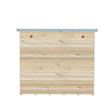 6x6 Sun Pent Potting Shed Style A 6x6 Single Door 12mm Shiplap