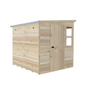 6x6 Sun Pent Potting Shed Style A 6x6 Single Door 12mm Shiplap