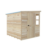 6x6 Sun Pent Potting Shed Style A 6x6 Single Door 12mm Shiplap