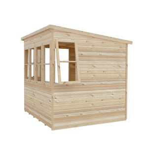 6x6 Sun Pent Potting Shed Style A 6x6 Single Door 12mm Shiplap