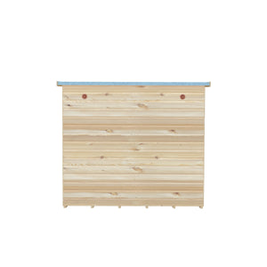 6x6 Sun Pent Potting Shed Style B Single Door 12mm Shiplap