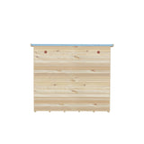 6x6 Sun Pent Potting Shed Style B Single Door 12mm Shiplap