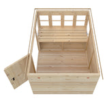 6x6 Sun Pent Potting Shed Style B Single Door 12mm Shiplap