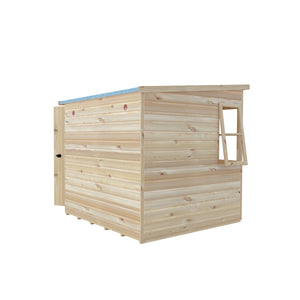 6x6 Sun Pent Potting Shed Style B Single Door 12mm Shiplap
