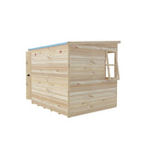6x6 Sun Pent Potting Shed Style B Single Door 12mm Shiplap