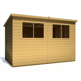 Caldey Single Door 10x6 style A 12mm Shiplap  Garden Shed