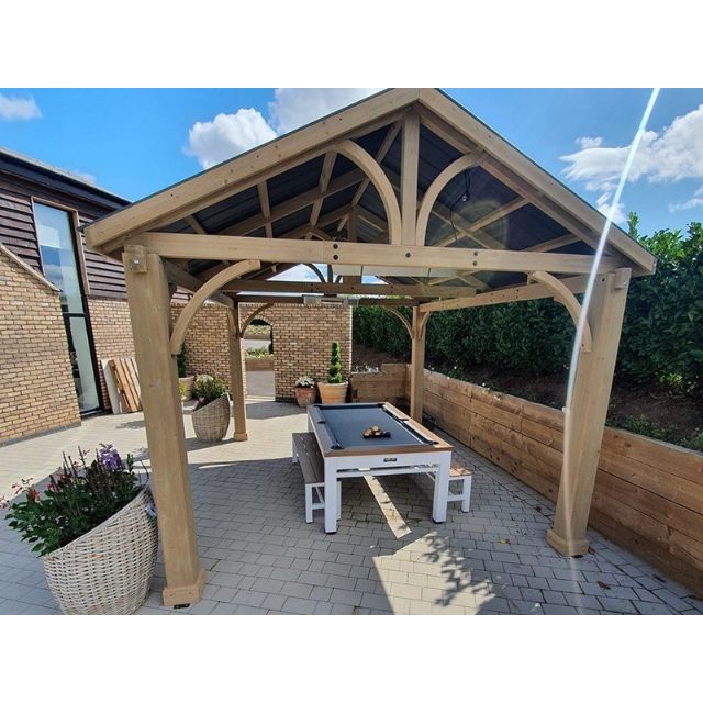 Bespoke Hand Built Wooden Outdoor Gazebo. Prices from £1999. Ask for details