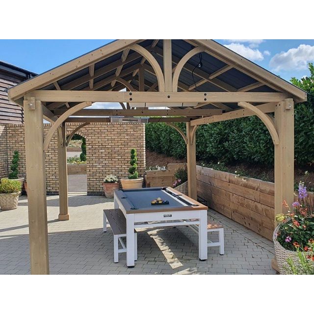 Bespoke Hand Built Wooden Outdoor Gazebo. Prices from £1999. Ask for details