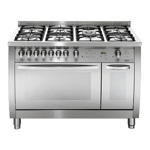 Curva 120 cm Gas Fuel Range Cooker - Stainless Steel