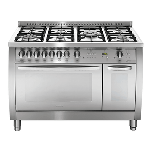 Curva 120 cm Gas Fuel Range Cooker - Stainless Steel