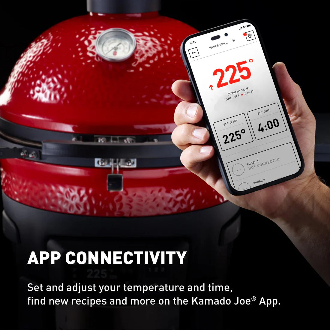 Kamado Joe Konnected Joe Digital Ceramic Charcoal Grill and Smoker. Only £1999